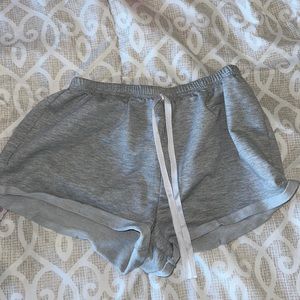 grey sleep shorts